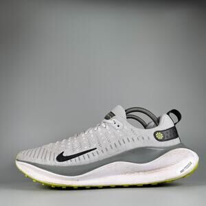 Nike ReactX Infinity Run 4 Mens 10 Wolf Grey Black Running Sneakers Athletic EUC